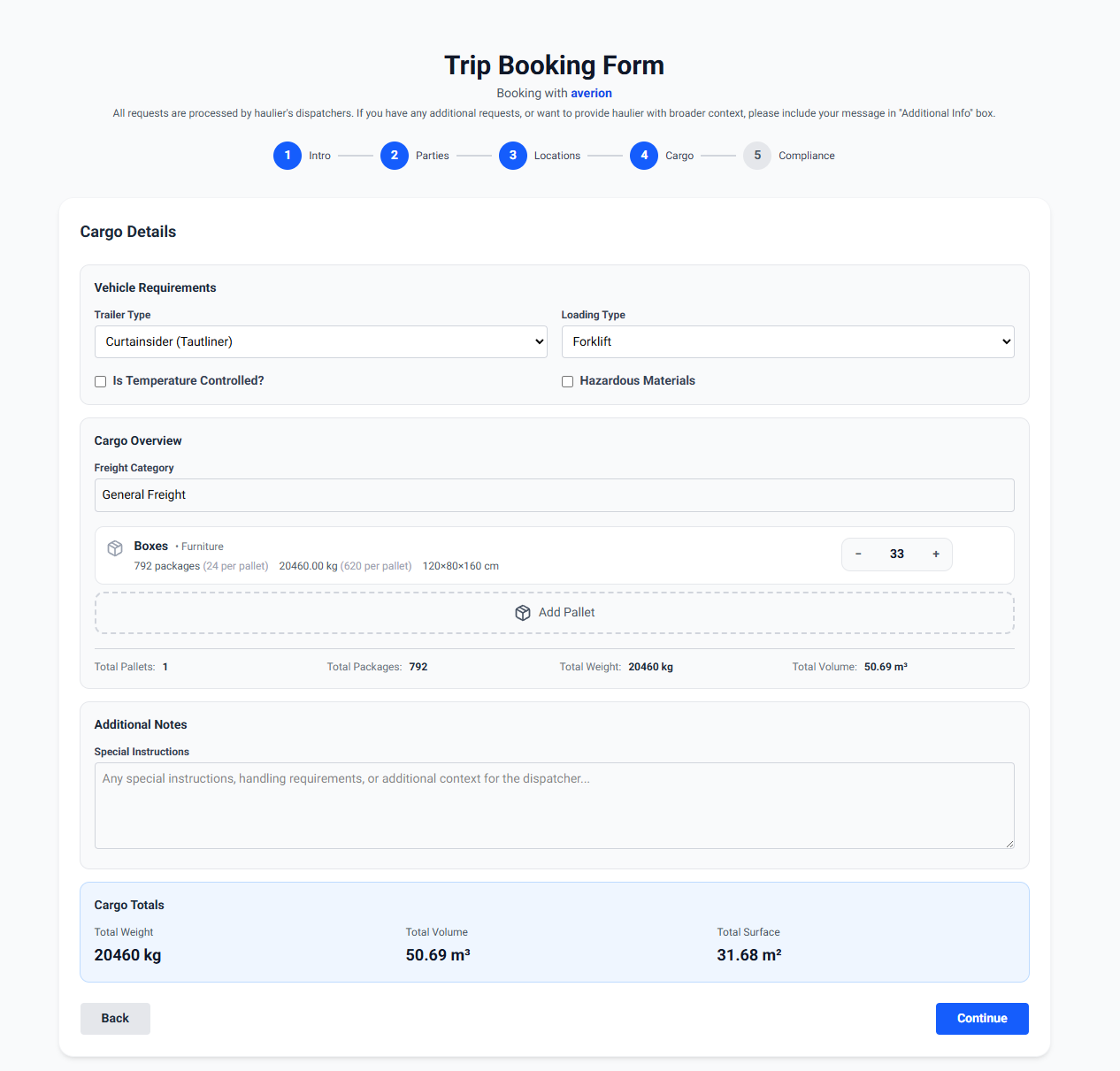 Information request - Step 2